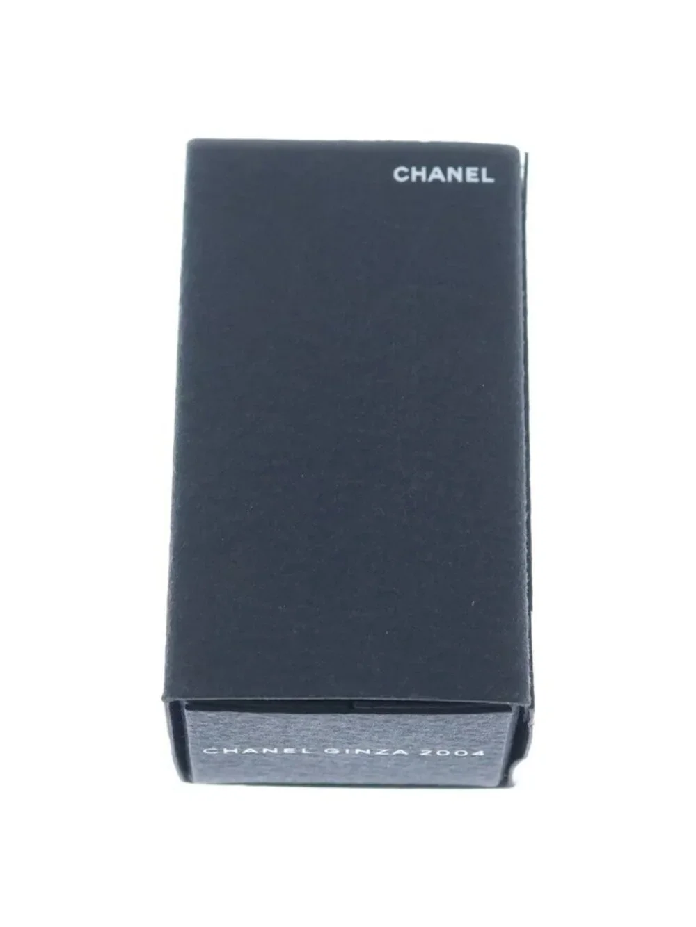 Chanel Eiffel Tower CC Logo Pendant Chain Gold Black
